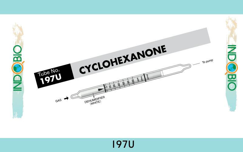 Ống test phát hiện khí Cyclohexanone 197u Kitagawa thang đo 2-100 pmm, đóng gói 10 test/hộp